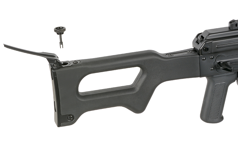 PKM Machine Gun Metall / Polymer Stock A&K 0,5J – Bild 7
