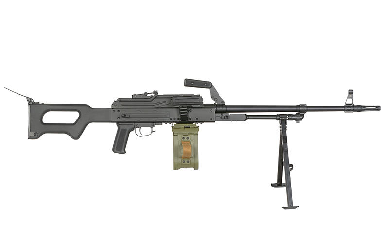 PKM Machine Gun Metall / Polymer Stock A&K 0,5J – Bild 2