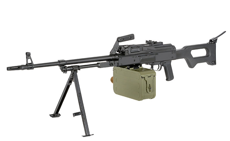 PKM Machine Gun Metall / Polymer Stock A&K 0,5J – Bild 4