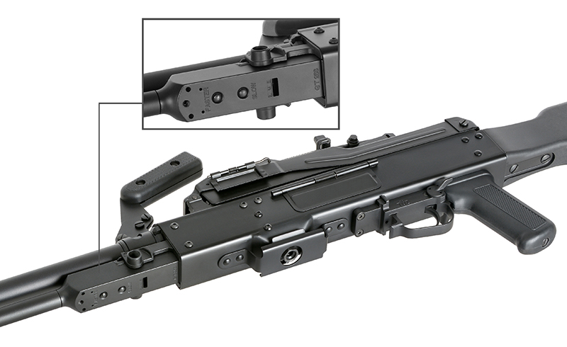 PKM Machine Gun Metall / Polymer Stock A&K 0,5J – Bild 9