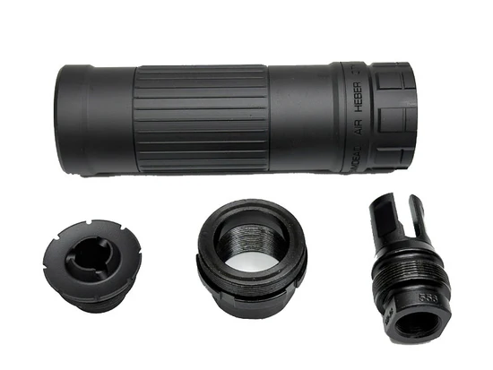 Laza 6 DEAD AIR Suppressor 14mm CCW Black – Bild 2