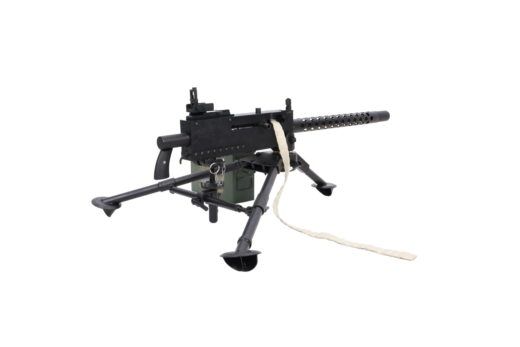 M1919A4 Airsoft 0,5J AEG Machine Gun with M122 Tripod A&K – Bild 3