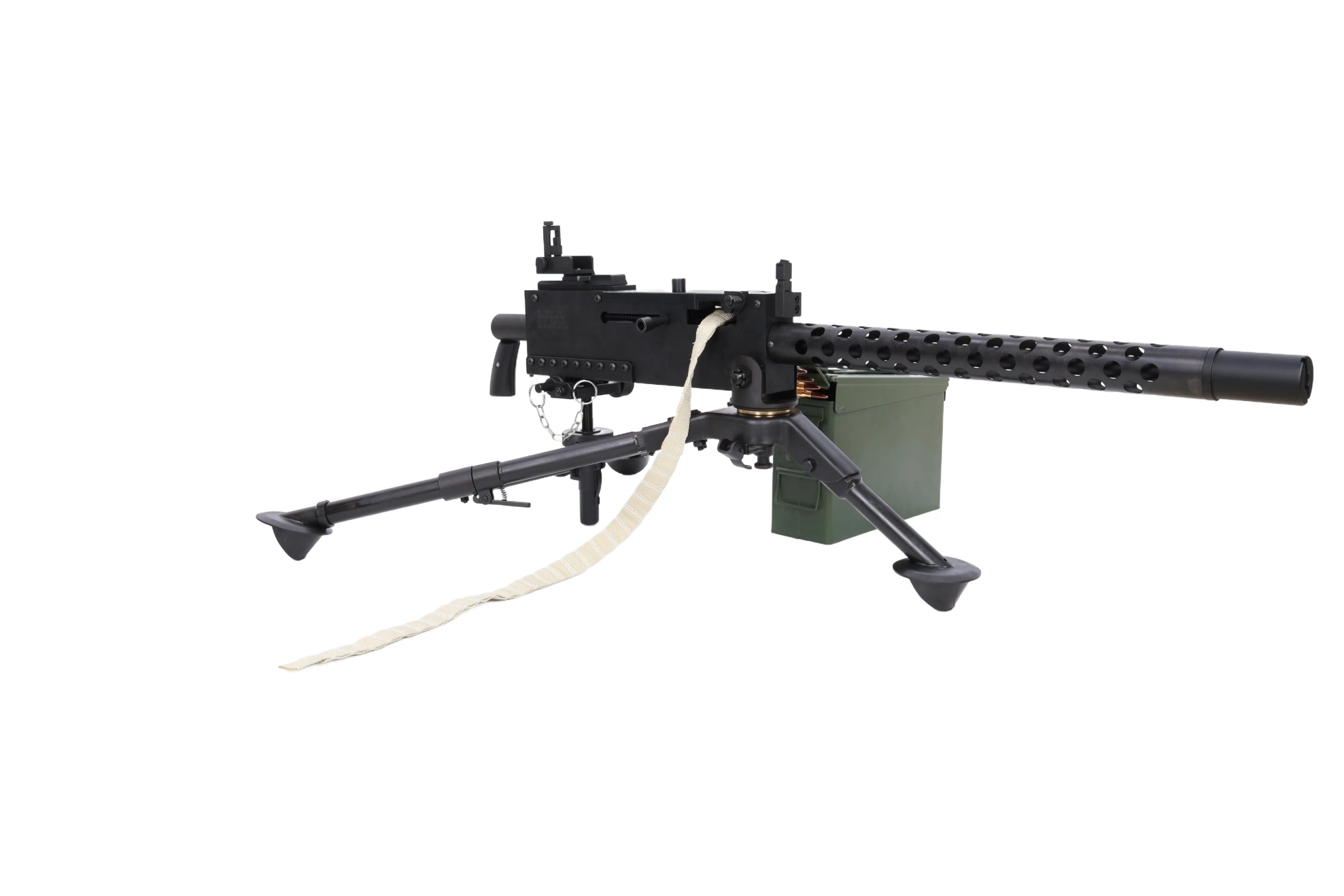 M1919A4 Airsoft 0,5J AEG Machine Gun with M122 Tripod A&K – Bild 4