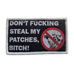 Don't fucking steal my patches, bitch! Patch