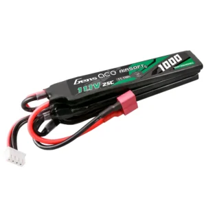 Gens ace 25C 1000 mAh 3S1P 11,1V Nunchuck 3X Airsoft Gun Lipo Akku mit T-Stecker