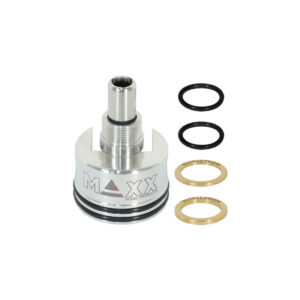 Maxx Model CNC Stainless Steel Double Air Seal Threaded Cylinder Head - V2 AEG Gearbox (only)